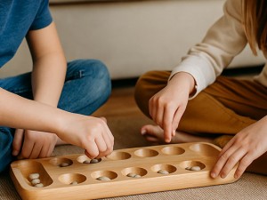 Çocuklarda Dikkat ve Stratejik Düşünme İçin Mangala Çocuklarda Dikkat ve Stratejik Düşünme İçin Mangala