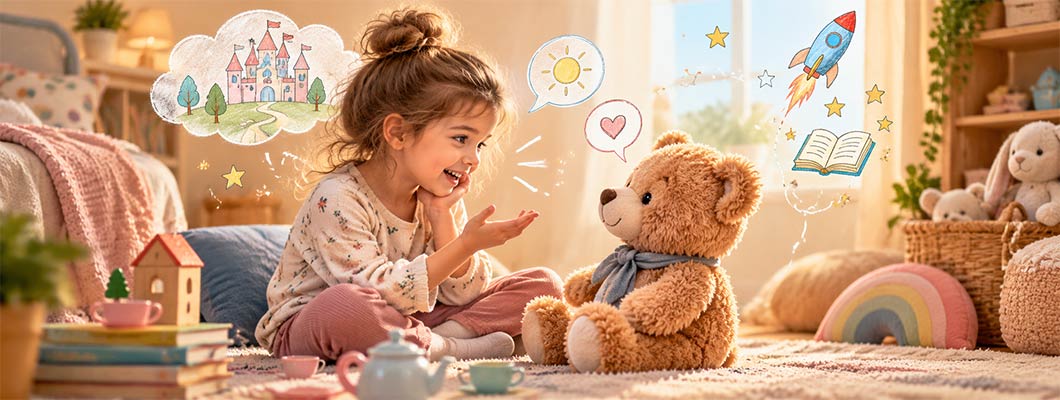 Çocuğun Oyuncağıyla Konuşması Normal mi? Hayali Oyunların Gelişime Katkısı Çocuğun Oyuncağıyla Konuşması Normal mi? Hayali Oyunların Gelişime Katkısı