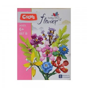 Ctoys Mini Blok Flower 087B – Çiçek Yapım Blok Seti
