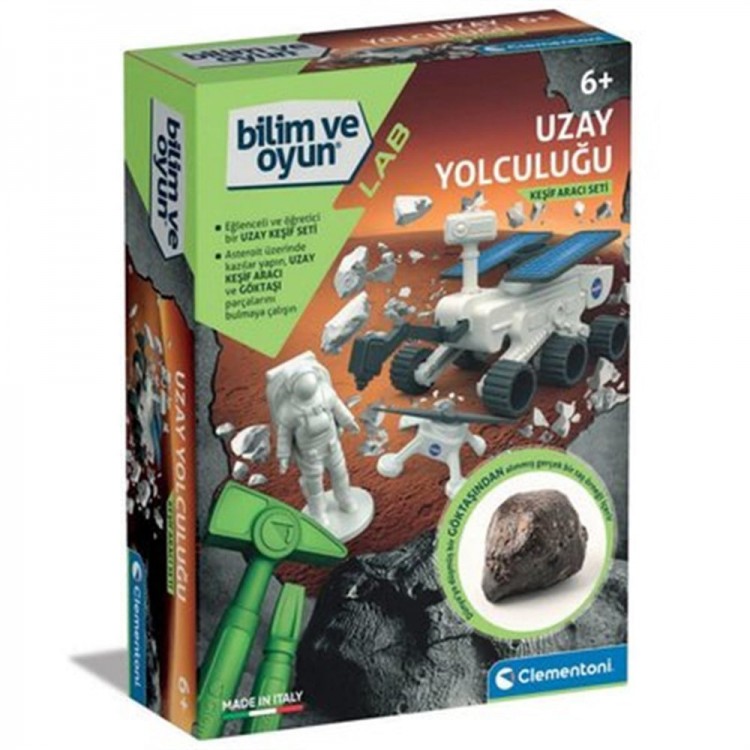 Clementoni Uzay Yolculuğu Keşif Aracı Seti 64190 Clementoni Bilim ve Oyun Uzay Yolculuğu Keşif Aracı Seti 64190