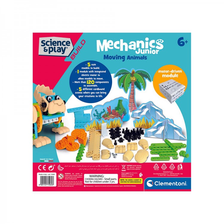 Clementoni Mechanics Junior – Hareketli Hayvanlar Clementoni Mechanics Junior Hareketli Hayvanlar Oyuncak Seti