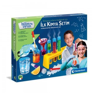 Clementoni Bilim ve Oyun – İlk Kimya Setim  Clementoni Bilim ve Oyun – İlk Kimya Setim