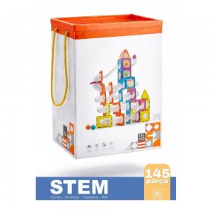 145 Parça Magnetic Tiles Manyetik Lego Yapı Blokları