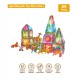 Magnetic Tiles Işıklı Manyetik Yapı Oyunu 89 Parça ışıklı manyetik yapı blokları 89 parça magnetic tiles oyuncak