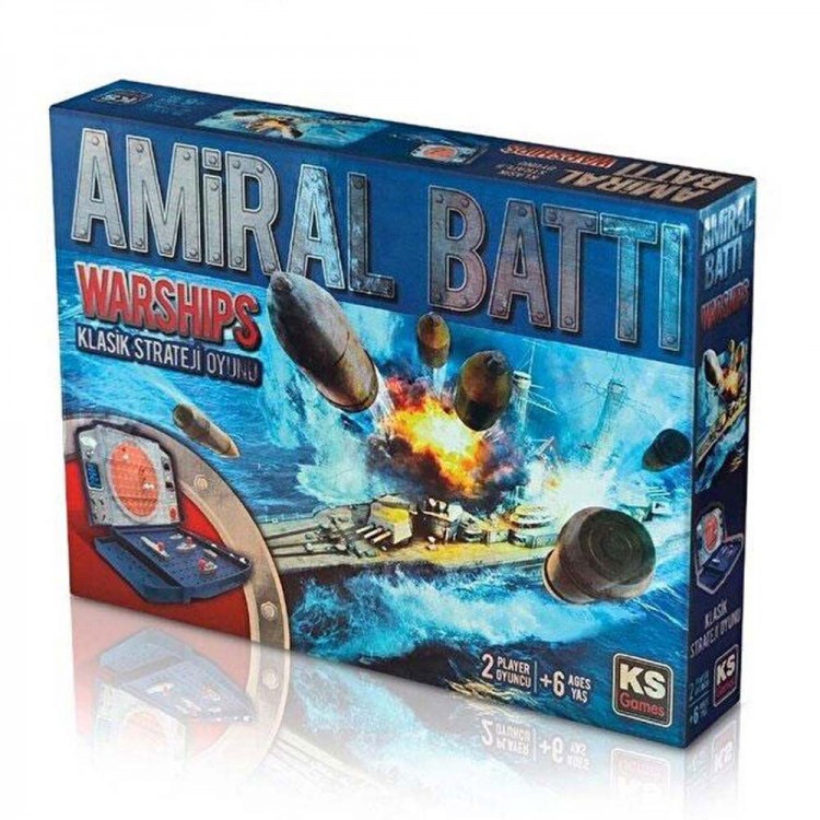 KS Games Amiral Battı Kutu Oyunu KS Games Kutulu Amiral Battı Strateji Oyunu – 2 kişilik klasik kutu oyunu