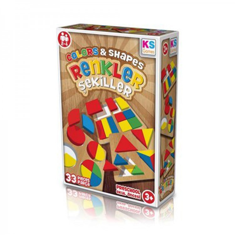 KS Games Renkler ve Şekiller Eğitici Zeka Oyunu
