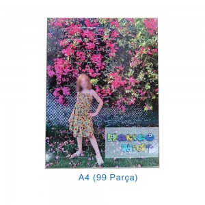 Özel Baskı Fotoğraf Puzzle – Kişiye Özel Hediye Tasarımı (A4– 99 Parça)