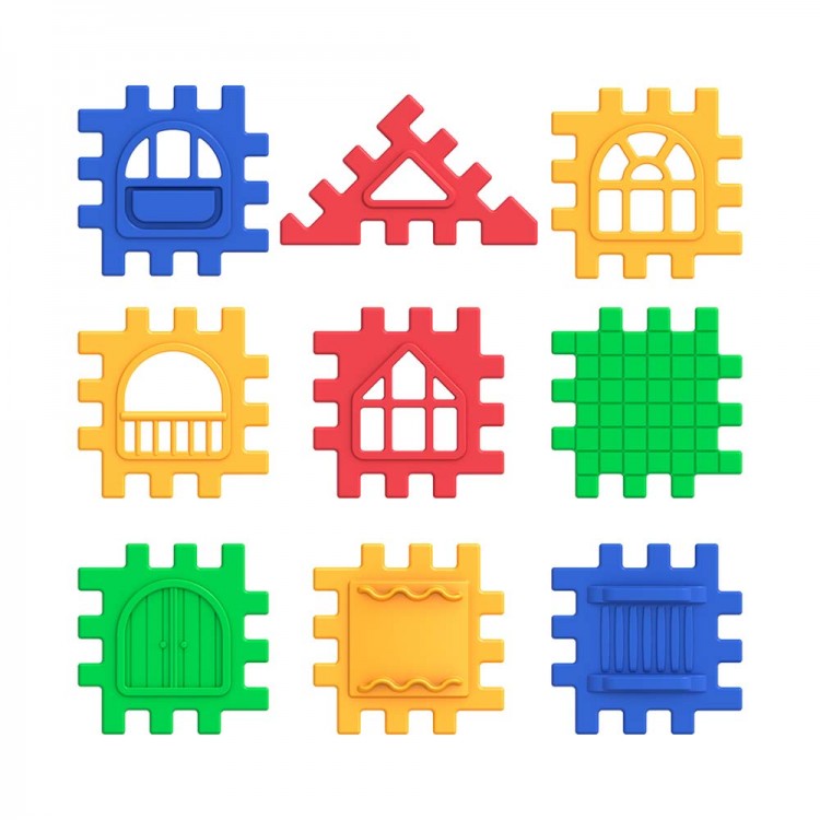 Fen Toys Puzzle City – 128 Parça Renkli Şehir Temalı Yapım Seti Fen Toys Puzzle City 128 Parça Dede Lisanslı Şehir Puzzle Oyunu