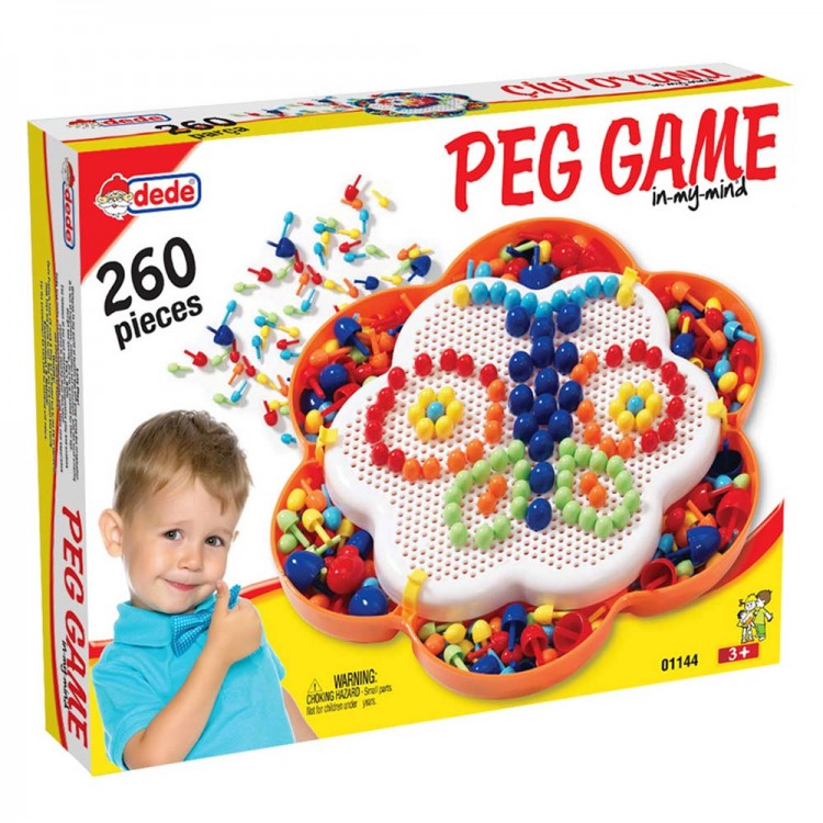 Fen Toys Mozaik Çivi Oyunu – Eğitici Çocuk Oyuncağı 260 Parça