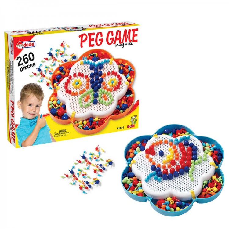 Fen Toys Mozaik Çivi Oyunu – Eğitici Çocuk Oyuncağı 260 Parça