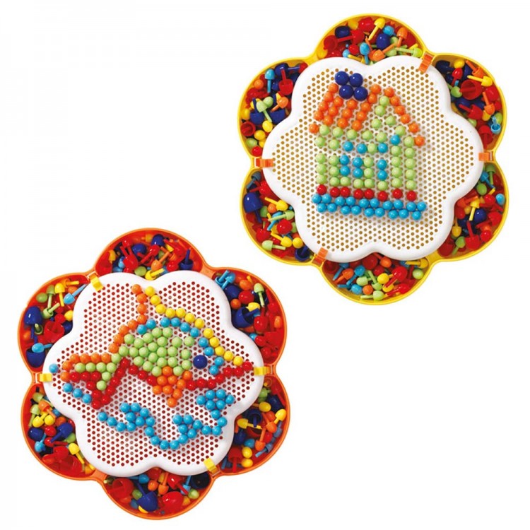 Fen Toys Mozaik Çivi Oyunu – Eğitici Çocuk Oyuncağı 260 Parça