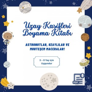 Astronot Boyama Kitabı (PDF) – Uzay Temalı Etkinlik (3-8 Yaş) Astronot Boyama Kitabı (PDF) – Uzay Temalı Etkinlik (3-8 Yaş)