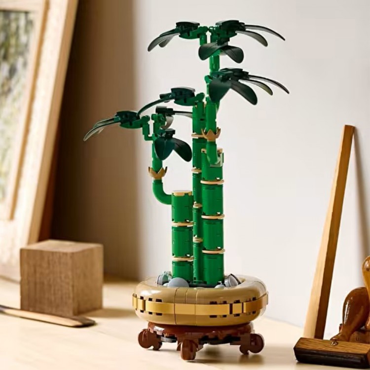 LEGO Botanicals Şans Bambusu 10344 Dekoratif Bitki Yapım Seti
