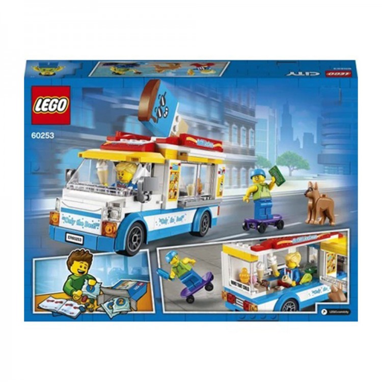 LEGO City Dondurma Arabası Oyuncak Seti LEGO City Dondurma Arabası 60253 – 200 Parçalık LEGO Seti