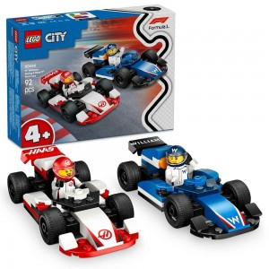 LEGO City F1 Williams ve Haas Yarış Arabaları 60464 – 92 Parça Yarış Seti