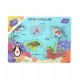 PlayWood Ahşap Tutmalı Deniz Canlıları Puzzle – Eğitici Ahşap Oyuncak PlayWood Ahşap Tutmalı Deniz Canlıları Puzzle