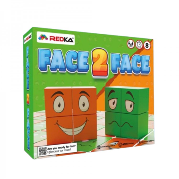 Redka Face to Face RD5666 Dikkat Oyunu Redka Face to Face RD5666 2 kişilik dikkat ve refleks oyunu kutu görseli