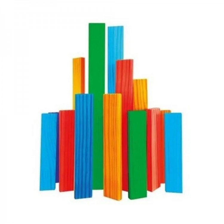 Redka Redcity Renkli Ahşap Bloklar – +3 yaş eğitici akıl ve zeka oyunu