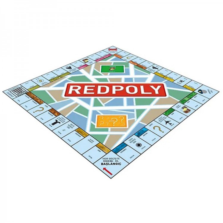 Redka Redpoly – Emlak Ticaret Temalı Strateji Oyunu Redka Redpoly kutu oyunu, eğlenceli strateji ve emlak temalı oyun
