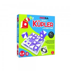 Redka Renkli Küpler Görsel Beceri ve Zeka Oyunu
