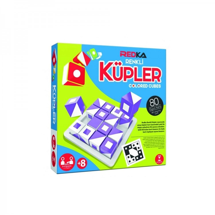 Redka Renkli Küpler Görsel Beceri ve Zeka Oyunu