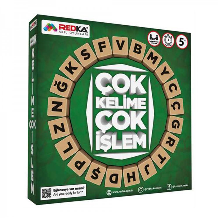 Redka Çok Kelime Çok İşlem – Kelime ve İşlem Zeka Oyunu Redka Çok Kelime Çok İşlem 2’si 1 Arada Kelime ve İşlem Oyunu